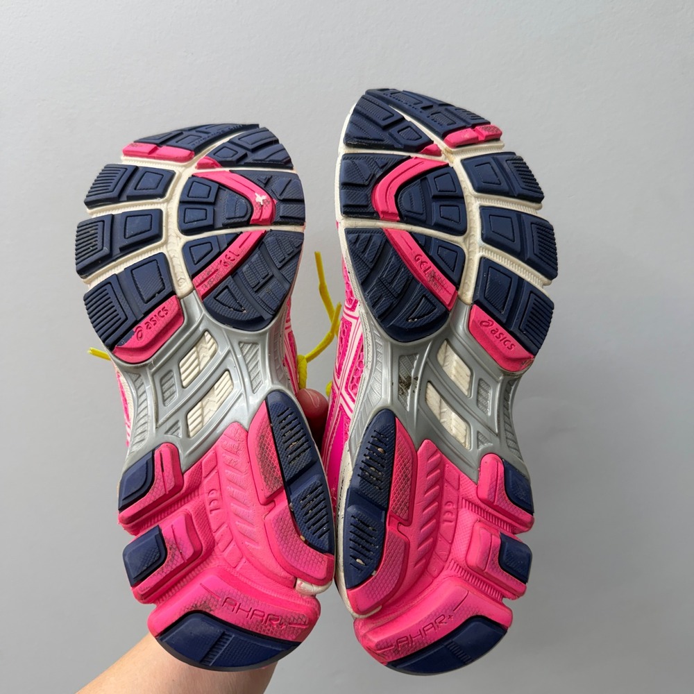 Asics GT-1000 2 Womens 9.5 Pink Breast Cancer Awareness Running Shoes T3R9N - Picture 7 of 8